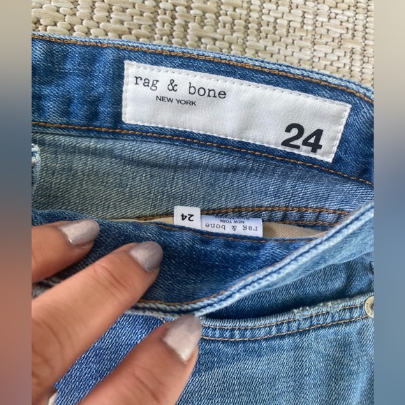 NWT Rag & Bone Dre Low-Rise denim shorts in size 24 - Picture 4 of 10